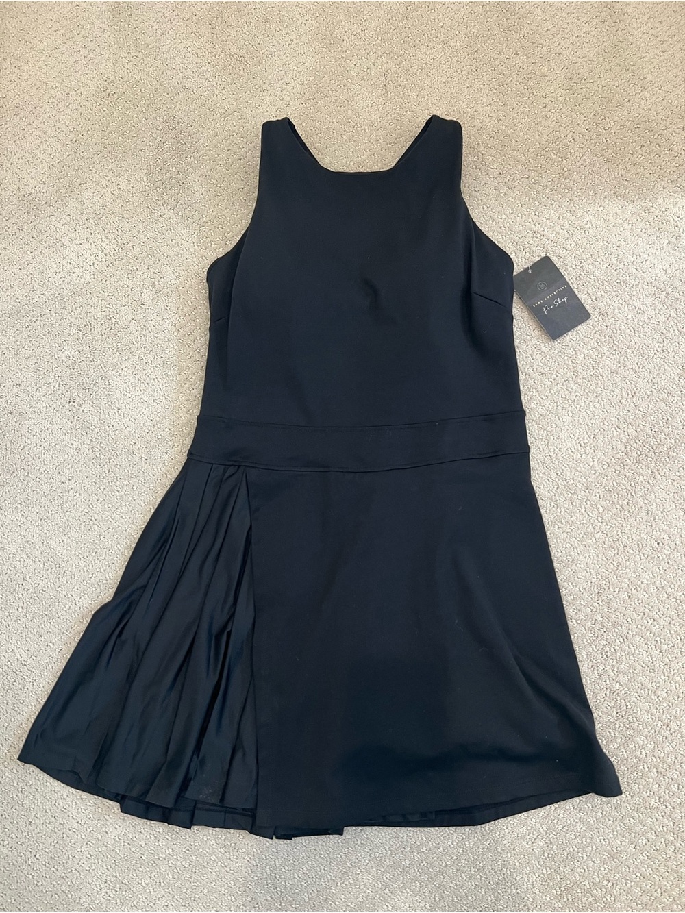 Active Wear Women's Pleated Hem Dress